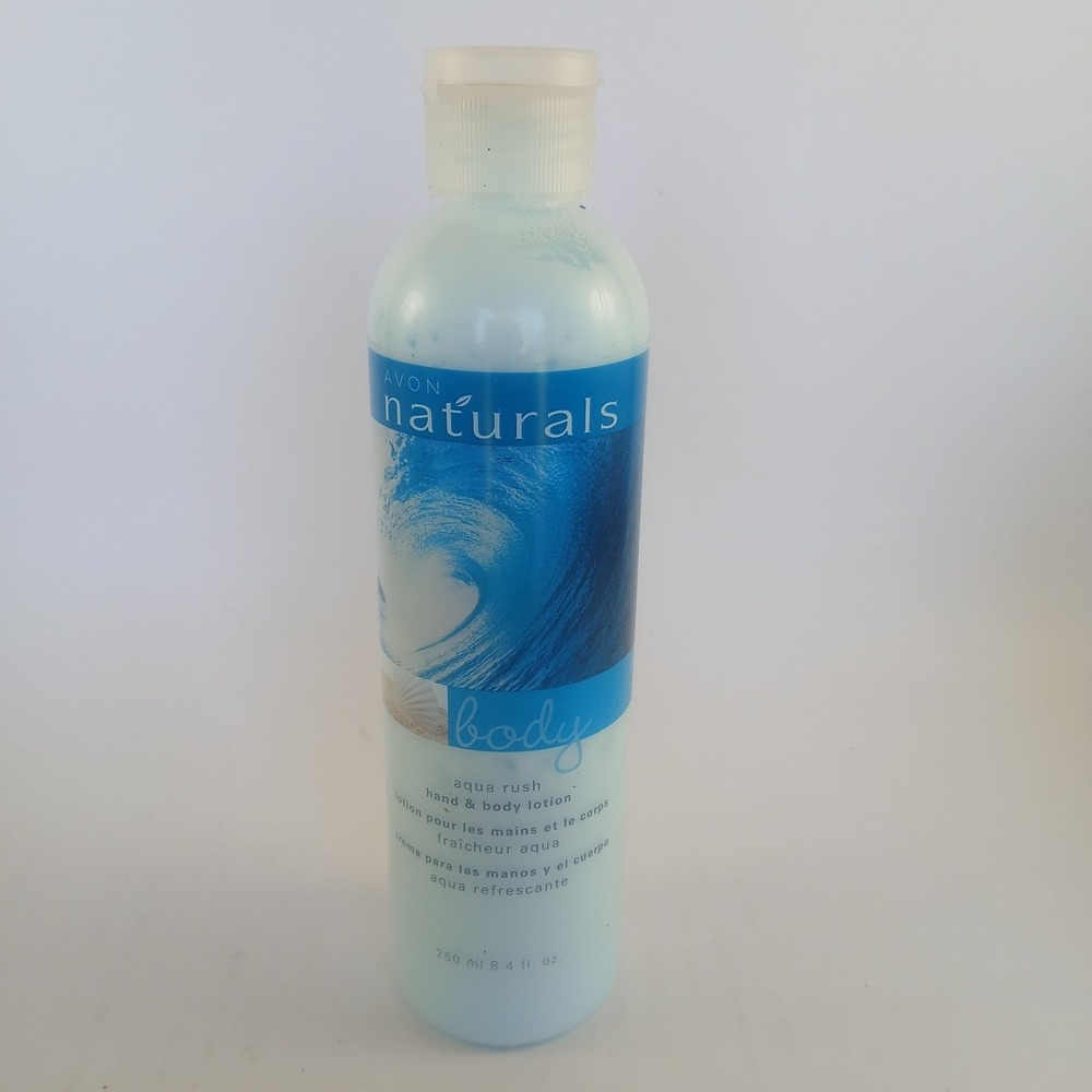 Avon Naturals "Aqua Rush" Hand & Body Lotion 8.4 Oz NEW Sealed